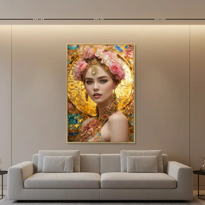 Tableau Rose Impériale