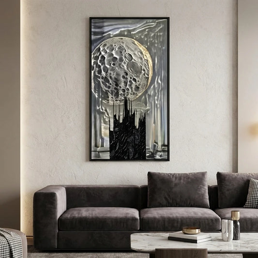 Tableau Lune Obsidienne