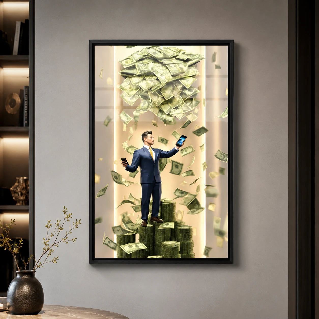 Tableau LED Ambition Dorée