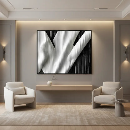 Tableau Onde Blanche