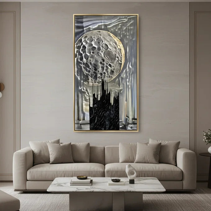 Tableau Lune Obsidienne