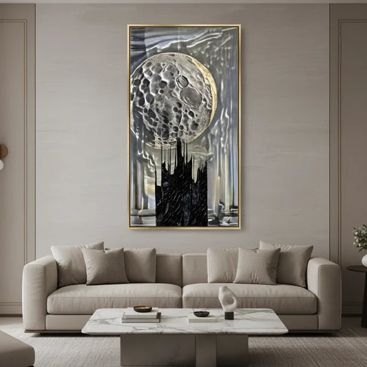 Tableau Lune Obsidienne
