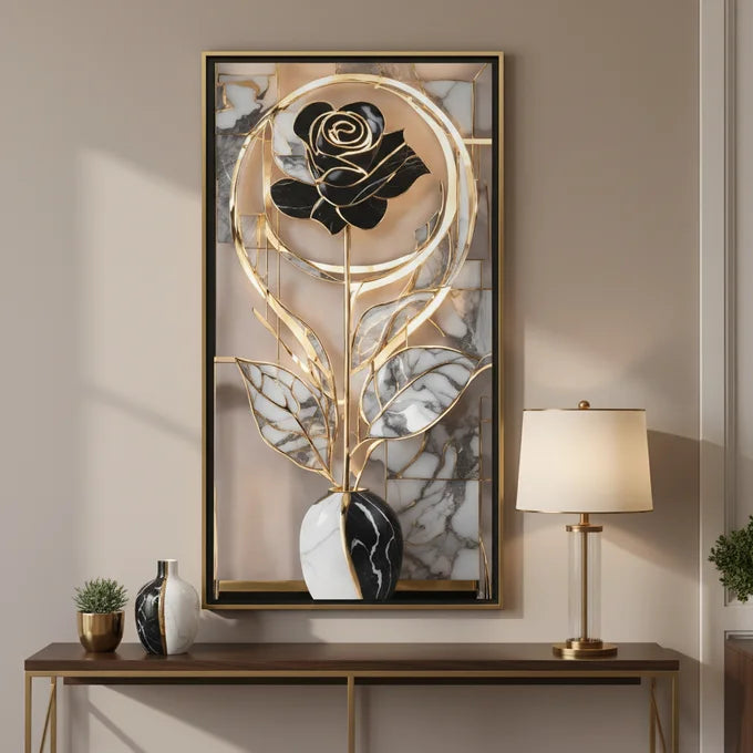 Tableau Rose Noire