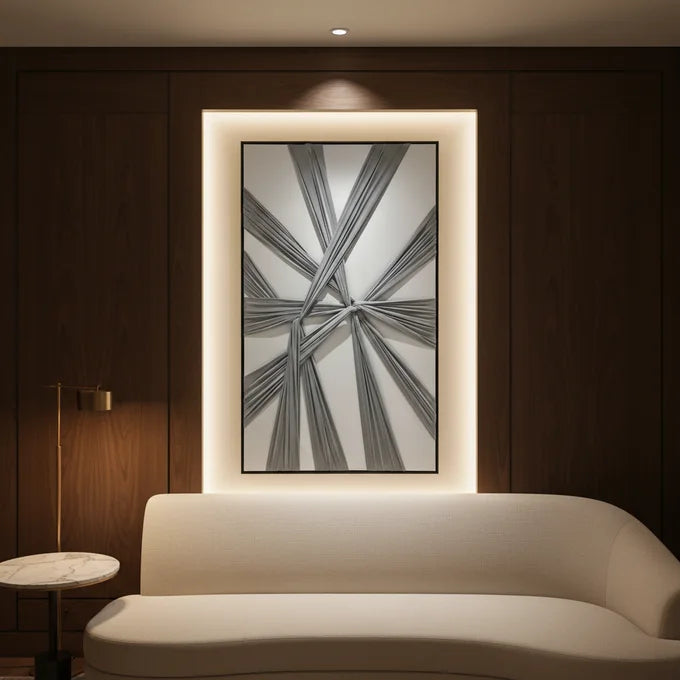 Tableau Ruban Gris