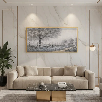 Tableau Hiver Paisible