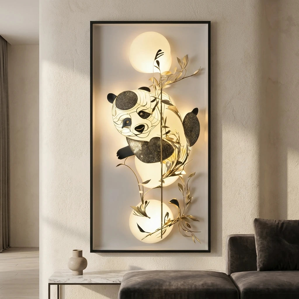 Tableau Panda Céleste