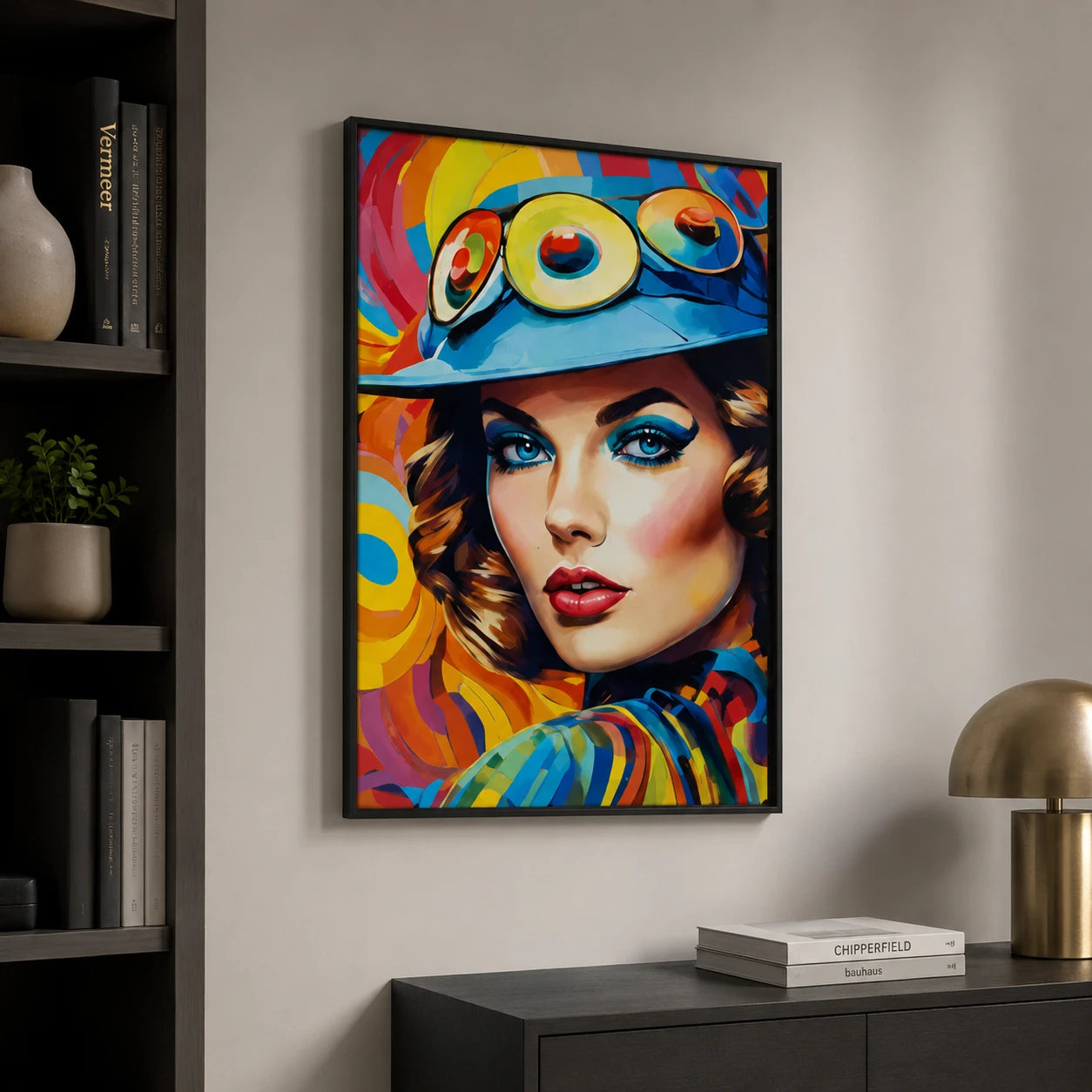 Tableau Pop Queen Rétro