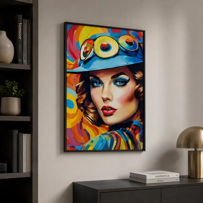 Tableau Pop Queen Rétro