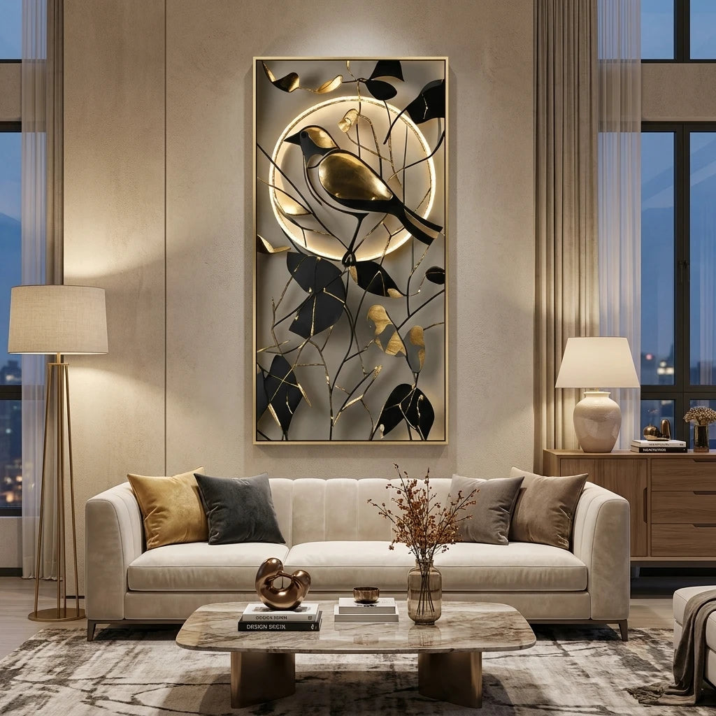 Tableau Oiseau Solaire