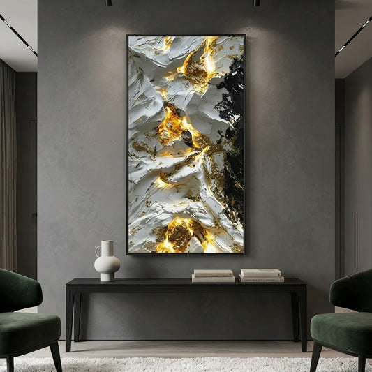 Tableau Éclats d’Or Minéral