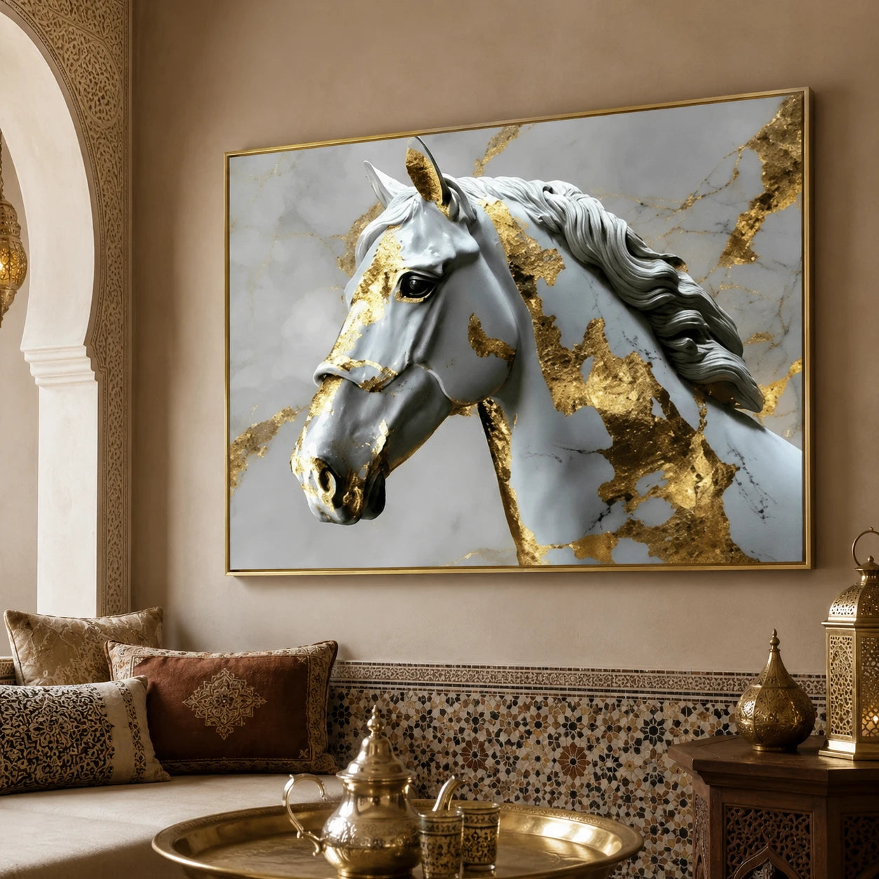 Tableau Cheval d’Or