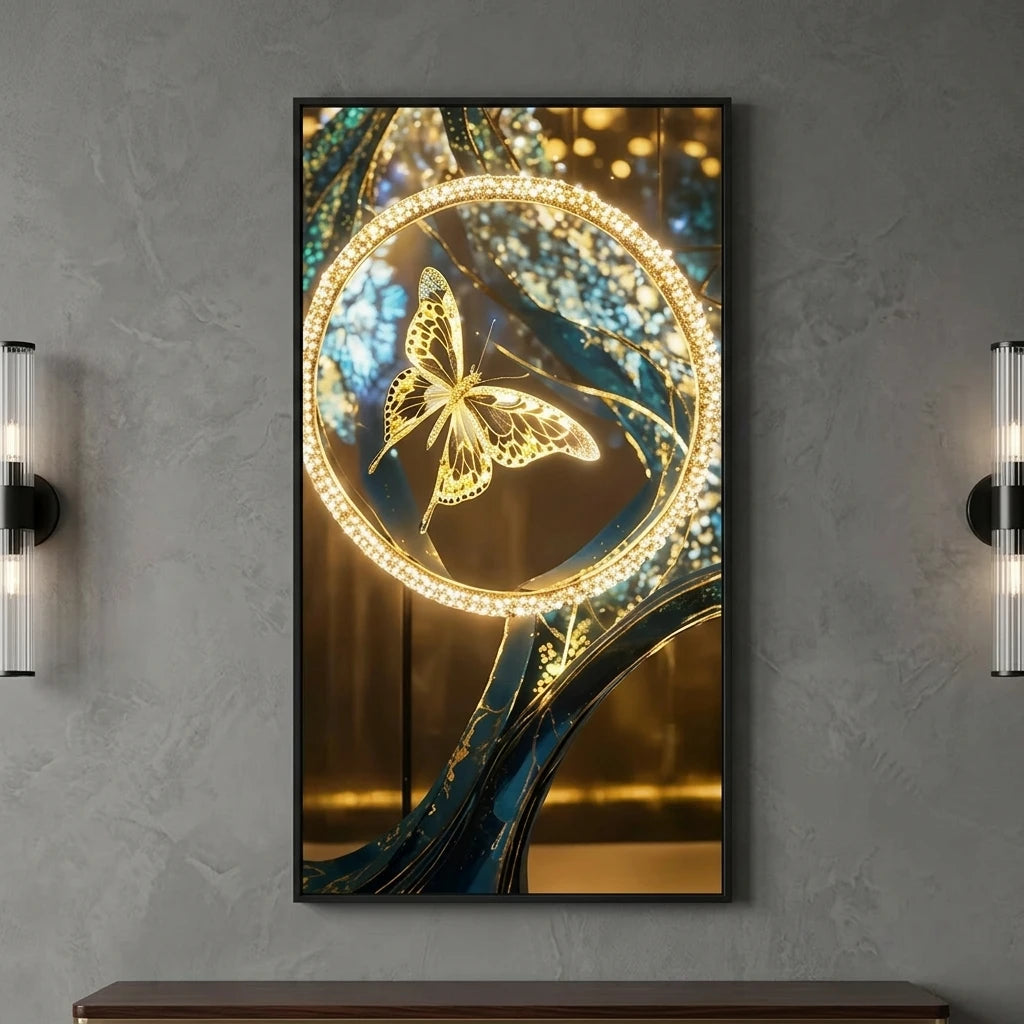 Tableau Halo de Papillon