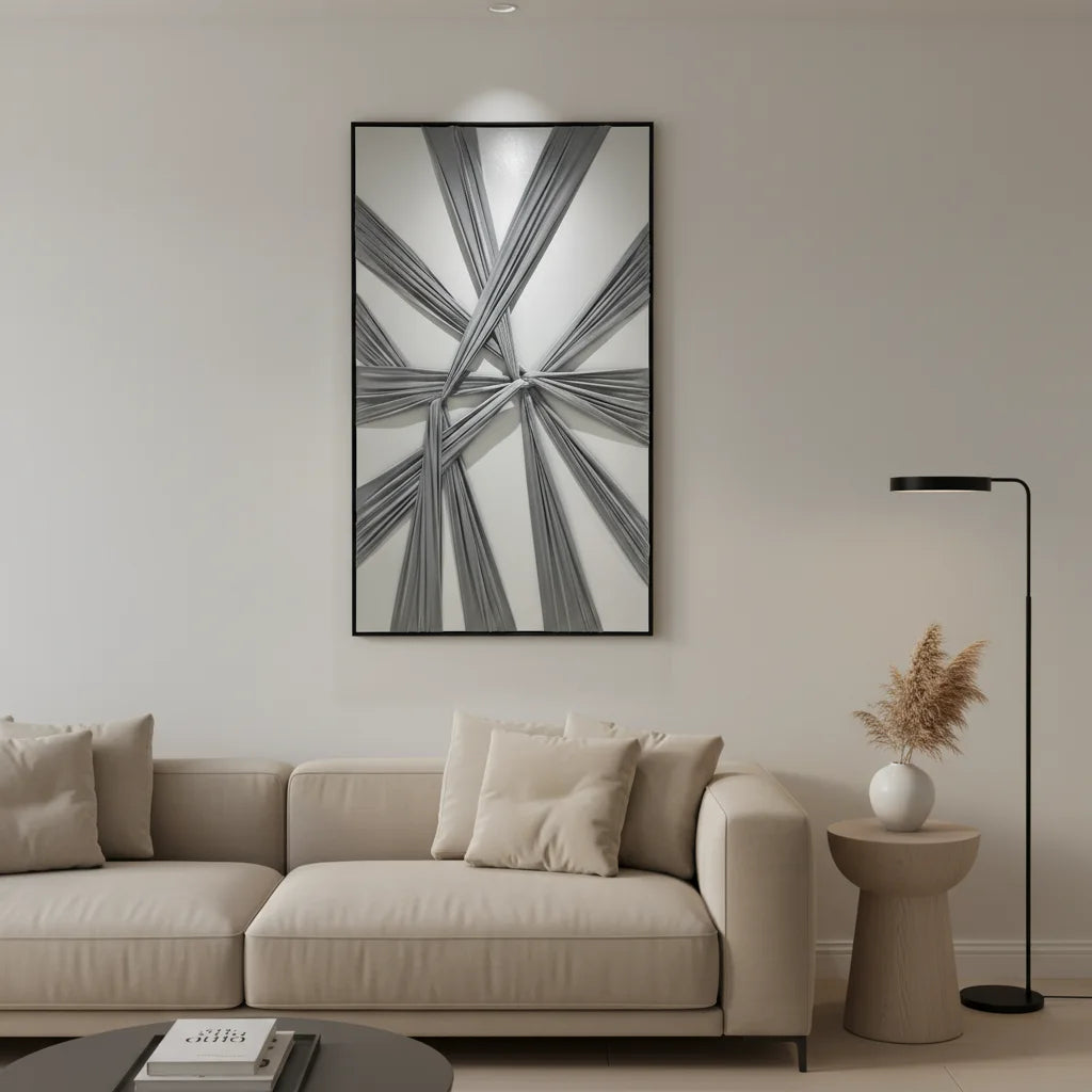 Tableau Ruban Gris