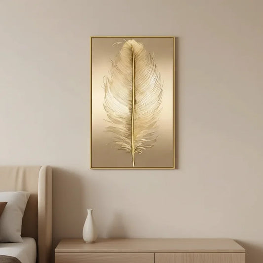 Tableau Plume Dorée