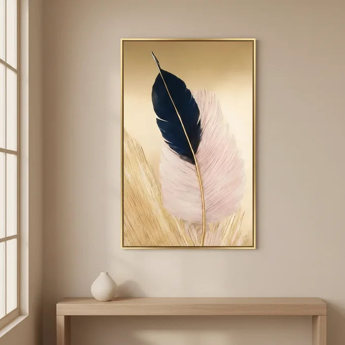 Tableau Plumes Contrastées
