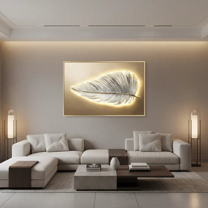 Tableau Plume Halo