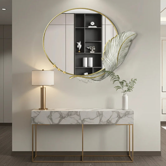 Miroir Plume Élégance