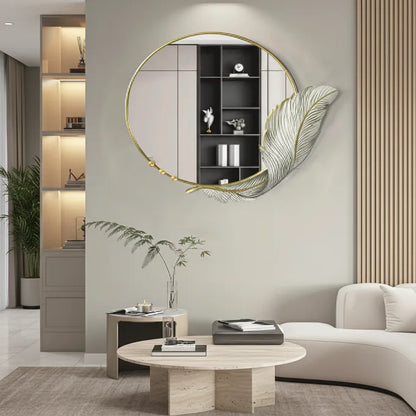 Miroir Plume Élégance