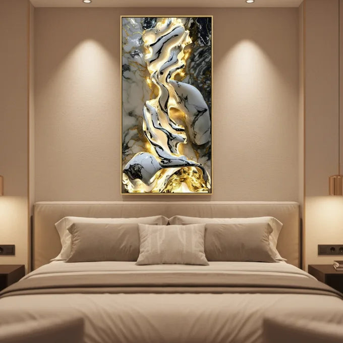 Tableau Marbre Élixir d’Or