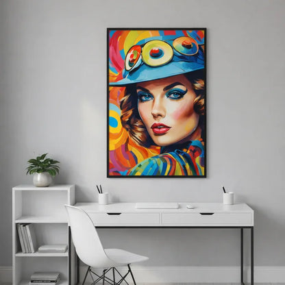 Tableau Pop Queen Rétro