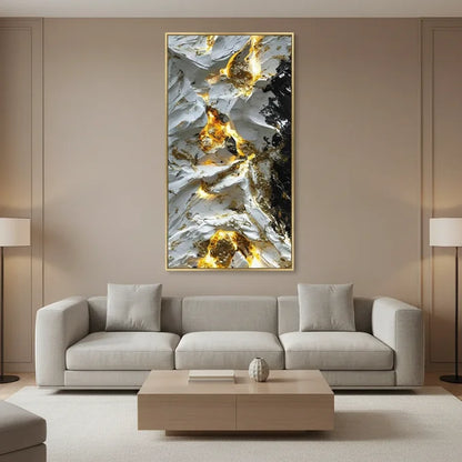 Tableau Éclats d’Or Minéral